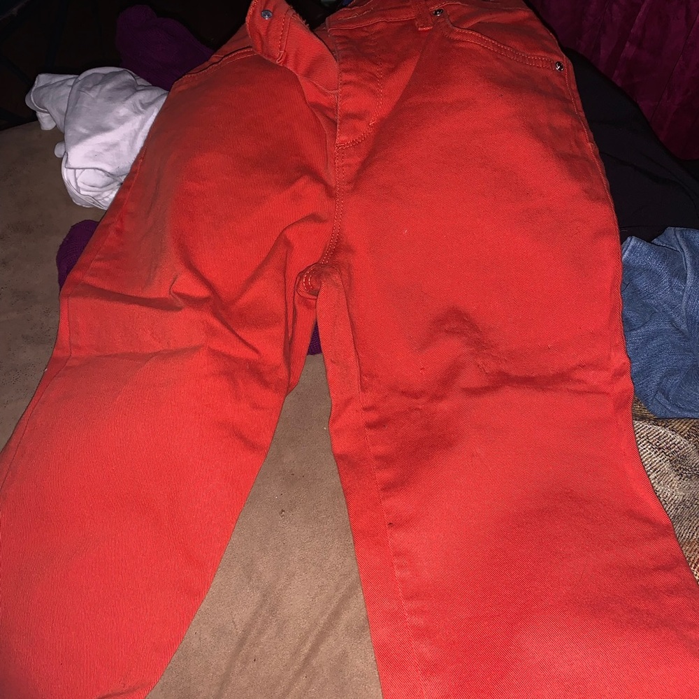 Orange pants